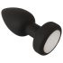 ANOS - plug anal vibratório e luminoso (preto)