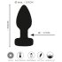 ANOS - plug anal vibratório e luminoso (preto)