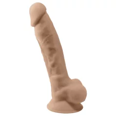   Silexd 8 - vibrador com controle remoto para testículos - cor natural