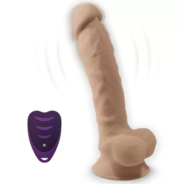 Silexd 8 - vibrador com controle remoto para testículos - cor natural