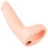 Realistixxx Duplo Prazer - vibrador anal de cintura (preto)