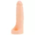 Realistixxx Double Fucker - vibrador anal com arnês (cor natural)
