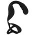 Rebel – Vibrador de Próstata com Anel para Pênis e Escroto (preto)