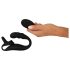 Rebel – Vibrador de Próstata com Anel para Pênis e Escroto (preto)