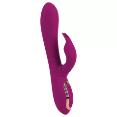   Javida - vibrador rotativo com pérolas 3 em 1 - silicone lilás