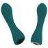 Couples Choice - Vibrador 4 em 1 ajustável com controlo remoto (turquesa)