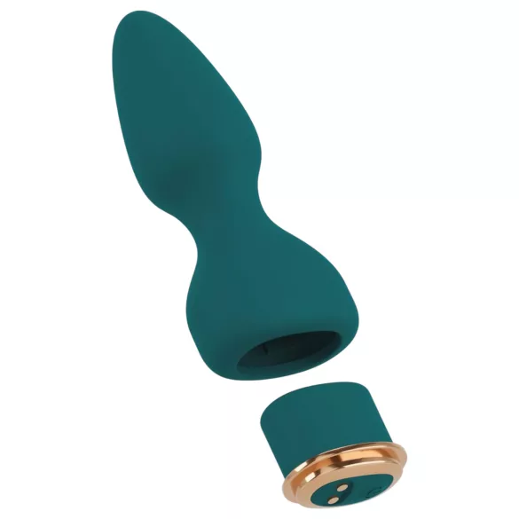 Couples Choice - Vibrador 4 em 1 ajustável com controlo remoto (turquesa)