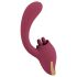 Javida - Vibrador 2 em 1 com Língua (vermelho)