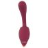 Javida - Vibrador 2 em 1 com Língua (vermelho)