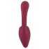 Javida - Vibrador 2 em 1 com Língua (vermelho)