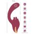 Javida - Vibrador 2 em 1 com Língua (vermelho)