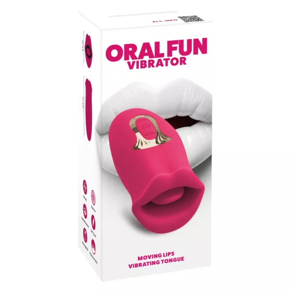 You2Toys - vibrador de clitóris com língua (rosa)