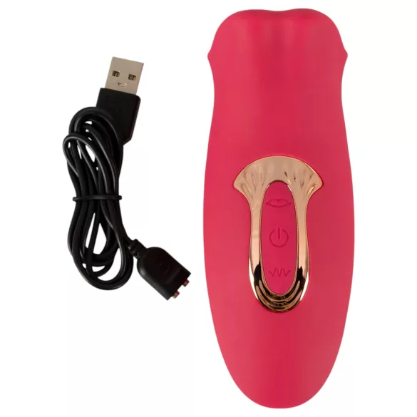 You2Toys - vibrador de clitóris com língua (rosa)