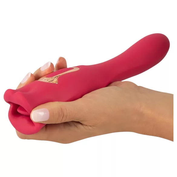 You2Toys - Vibrador 2 em 1 com língua (rosa)