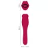 You2Toys - Vibrador 2 em 1 com língua (rosa)