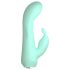 Cuties Mini 4 - vibrador coelho à prova d'água, recarregável (verde)