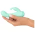 Cuties - vibrador estimulador coelho recarregável à prova d'água verde