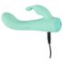 Cuties Mini 4 - vibrador coelho à prova d'água, recarregável (verde)
