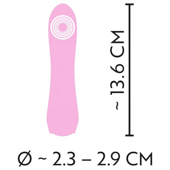 Mini Cuties 4 - vibrador à prova d'água, rosa (recarregável)