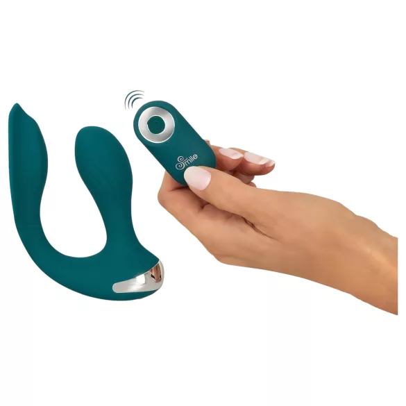 Couples Choice - vibrador de uso interno para casal - recarregável - turquesa