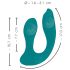 Vibrador Mãos Livres para Casais - Turquesa
