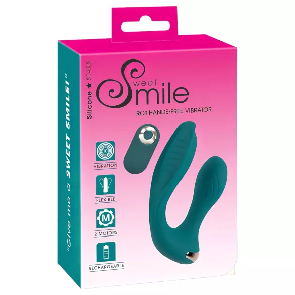 Couples Choice - vibrador de uso interno para casal - recarregável - turquesa
