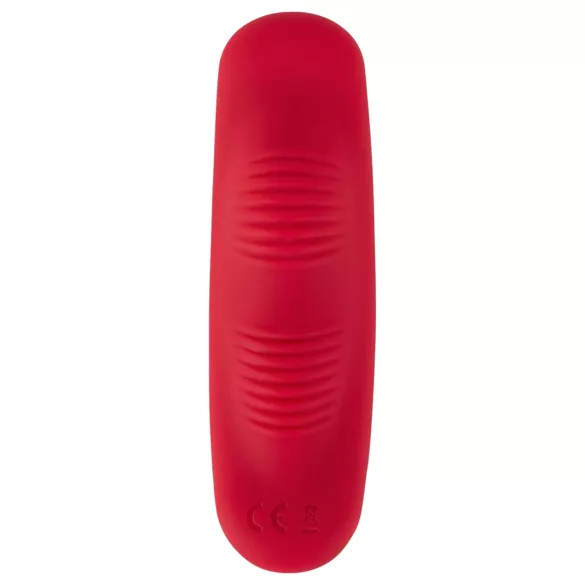 Smile - vibrador discreto para calcinha com controle remoto - vermelho