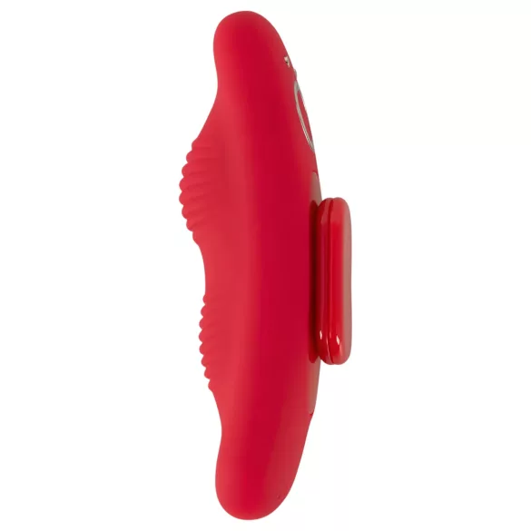 Smile - vibrador discreto para calcinha com controle remoto - vermelho