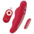 Smile - Vibrador de Calcinha com Controle Sem Fio e Rádio (Vermelho)