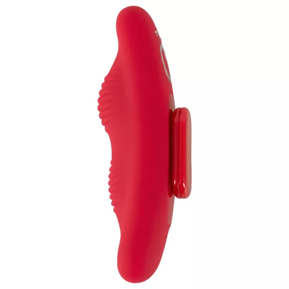 Smile - vibrador discreto para calcinha com controle remoto - vermelho
