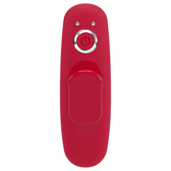 Smile - vibrador discreto para calcinha com controle remoto - vermelho
