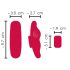 Smile - Vibrador de Calcinha com Controle Sem Fio e Rádio (Vermelho)