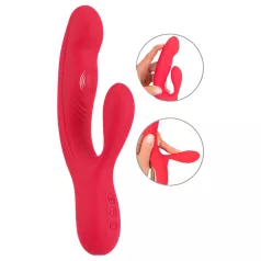   Smile Thumping Rabbit - vibrador rabbit 3 motores recarregável - vermelho