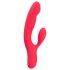 Coelhinho Vibrante Smile - vibrador recarregável com 3 motores (vermelho)