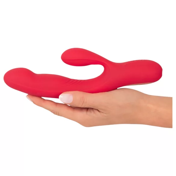Smile Thumping Rabbit - vibrador rabbit 3 motores recarregável - vermelho