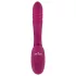 Javida - vibrador com língua e movimento de vai e vem - silicone roxo