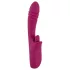 Javida - vibrador com língua e movimento de vai e vem - silicone roxo