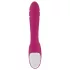 Javida - vibrador com língua e movimento de vai e vem - silicone roxo