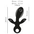 Eternal - Vibrador triplo inflável (preto)