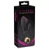 Eternal - vibrador com estimulador de clitóris inflável - silicone preto