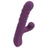 Javida - vibrador rabbit 3 em 1 - silicone roxo