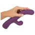 Javida - vibrador rabbit 3 em 1 - silicone roxo