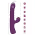 Javida - vibrador rabbit 3 em 1 - silicone roxo