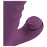 Javida - vibrador rabbit 3 em 1 - silicone roxo