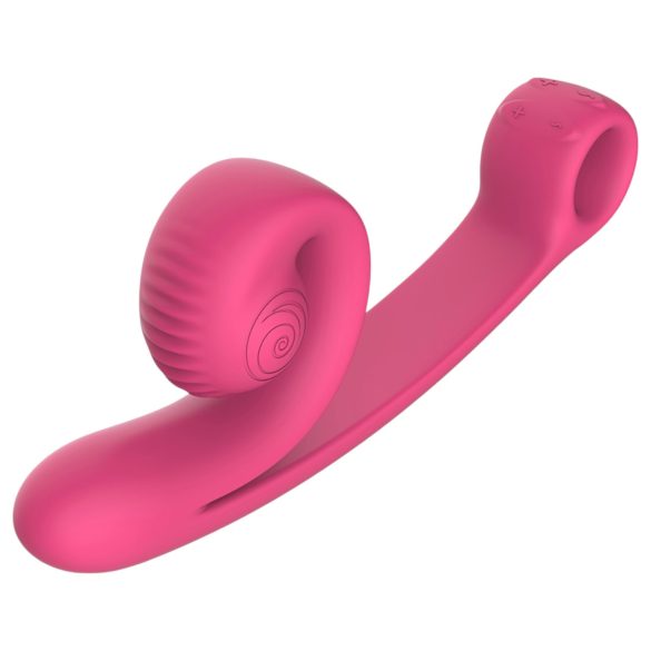 Snail Vibe Curve - Vibrador 2em1 Clitóris (rosa)