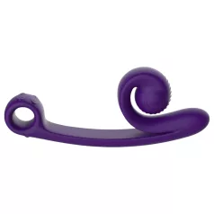   Snail Vibe Curve - vibrador clitóris e ponto G 2 em 1 - silicone roxo
