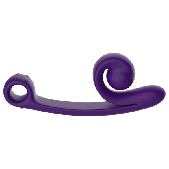 Snail Vibe Curve - Estimulador Clitoriano 2 em 1 Vibrador (Roxo)