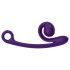 Snail Vibe Curve - Estimulador Clitoriano 2 em 1 Vibrador (Roxo)