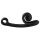 Snail Vibe Curve - Vibrador 2 em 1 para Clitóris (Preto)