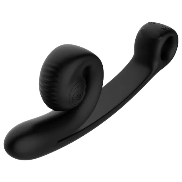 Snail Vibe Curve - Estimulador e vibrador 2em1 (preto)